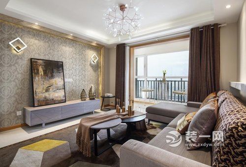 巧妙吧台设计 112平米三室两厅港式风格装修实