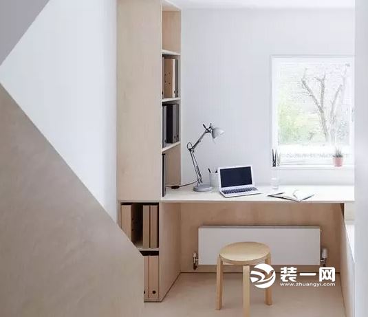 衣柜书桌一体效果图