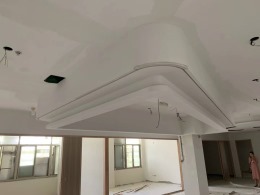 杭州西北菜餐厅装修工地现场