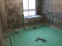 宁波圣都装饰  青枫雅苑115㎡新中式水电验收