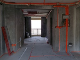 银亿东岸楼盘施工现场