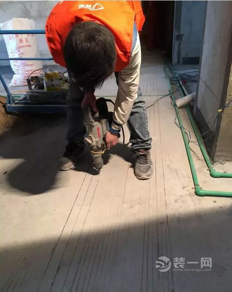 三房一厅一卫一厨二阳台水电改造效果图