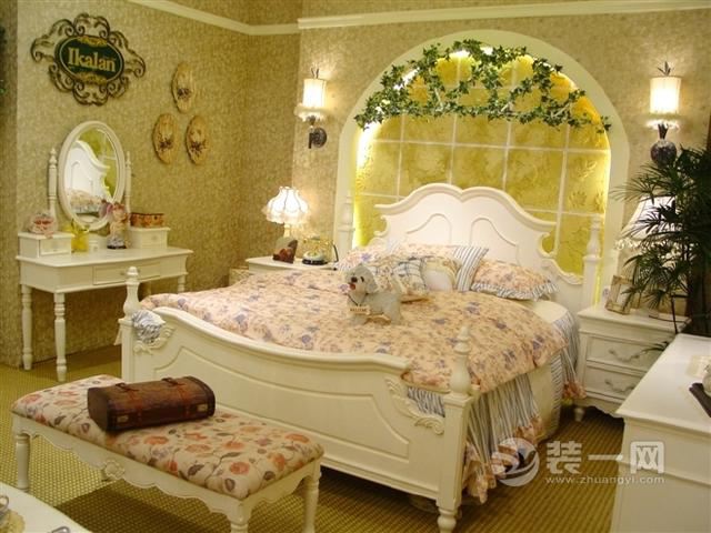 田园风格卧室装修效果图